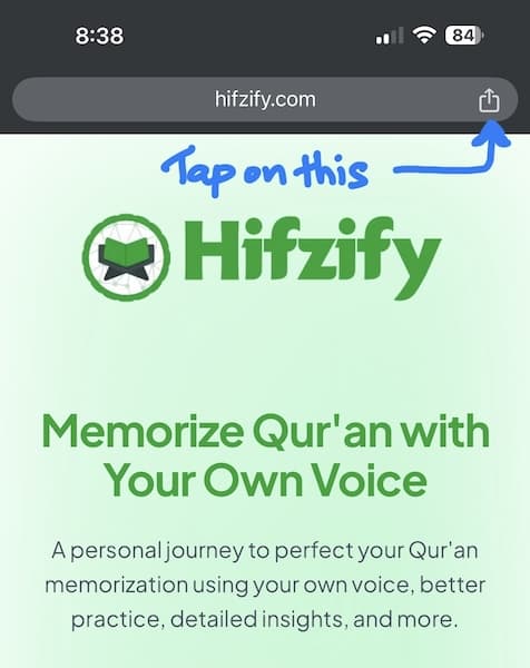 iOS Share Button